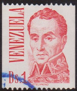 Venezuela 1986 Scott 1365 Sello º Simon Bolivar de Jose Mª Espinoza 1b 